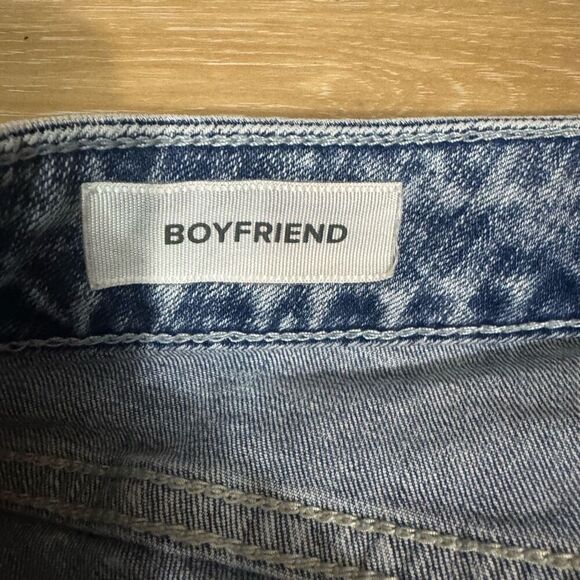 Torrid Women's 16 Boyfriend Jeans Acid Wash Distressed Denim Frayed Thrashed - Picture 5 of 8